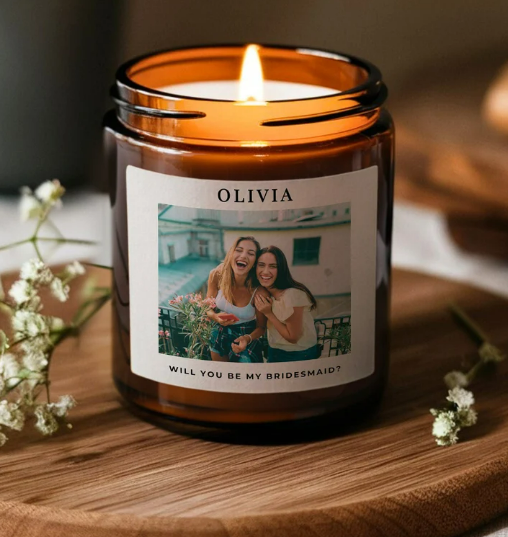 Bougie personnalisée